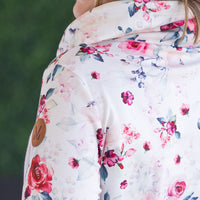 IN STOCK Soft Funnel Neck - Pink Bloom