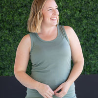 IN STOCK Ava Tank - Sage
