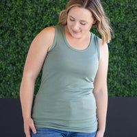 IN STOCK Ava Tank - Sage