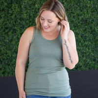 IN STOCK Ava Tank - Sage