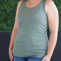 IN STOCK Ava Tank - Sage