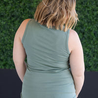 IN STOCK Ava Tank - Sage