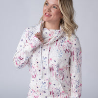 IN STOCK Soft Funnel Neck - Wildflower Gardens