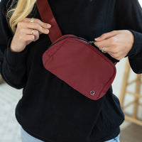 Bum Bag - Wine | Women's Deep Red Fanny Pack