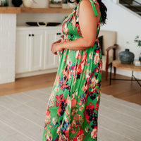 A Little While Longer Dress in Green