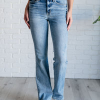 Alana Mid Rise Clean Bootcut Jeans
