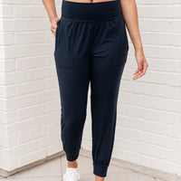 Always Accelerating Joggers in Nocturnal Navy