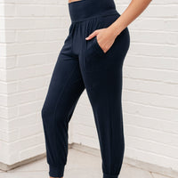Always Accelerating Joggers in Nocturnal Navy
