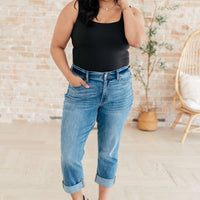 Always Right Square Neck Tank in Black