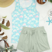 IN STOCK Ava Tank - Aqua Palm