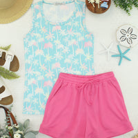IN STOCK Ava Tank - Aqua Palm
