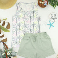 IN STOCK Ava Tank - Neon Palm