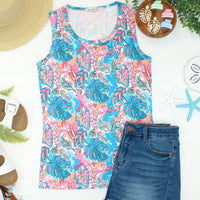 IN STOCK Ava Tank - Tropical Palm