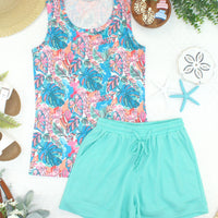 IN STOCK Ava Tank - Tropical Palm