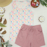 IN STOCK Ava Tank - Petal Gardens