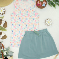 IN STOCK Ava Tank - Petal Gardens