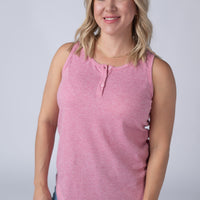 IN STOCK Alison Henley Tank - Rose