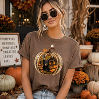Cozy Pumpkin Bear Tshirt