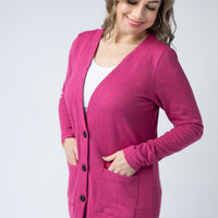 IN STOCK Cori Cardigan - Hot Pink