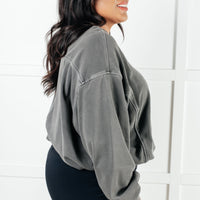 Beyond the Basics Pullover in Ash Black