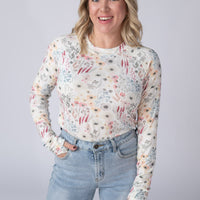 IN STOCK Blair Long Sleeve Top - Wildflower Gardens