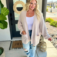 PREORDER: Azalea Oversized Cardigan in Two Colors