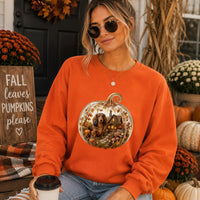 Cozy Pumpkin Daschund Sweatshirt