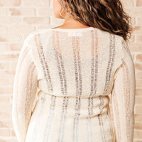 San Tropez Lightweight Knit Cardigan in Cream