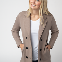 IN STOCK Scarlett Sweater Jacket - Mocha