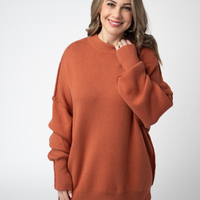 IN STOCK Aurora Cozy Sweater - Pumpkin Spice
