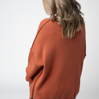 IN STOCK Aurora Cozy Sweater - Pumpkin Spice