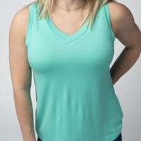 IN STOCK Noelle Tank - Turquoise