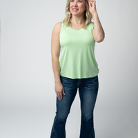 IN STOCK Noelle Tank - Lime
