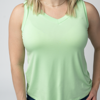 IN STOCK Noelle Tank - Lime
