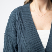 IN STOCK Brooks Button Sweater Cardigan - Navy