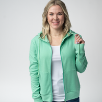 IN STOCK Fullzip Hoodie - Aquamarine