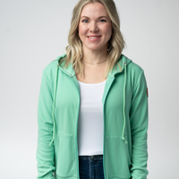 IN STOCK Fullzip Hoodie - Aquamarine