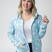 IN STOCK Fullzip Hoodie - Aqua Palm