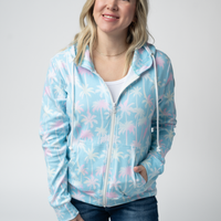 IN STOCK Fullzip Hoodie - Aqua Palm