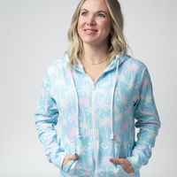 IN STOCK Fullzip Hoodie - Aqua Palm