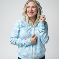 IN STOCK Fullzip Hoodie - Aqua Palm