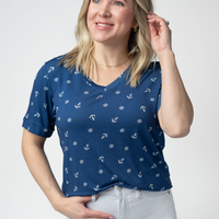 IN STOCK Sophie Top - Nautical Navy