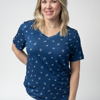 IN STOCK Sophie Top - Nautical Navy