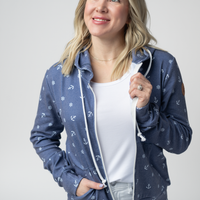 IN STOCK Fullzip Hoodie - Nautical Navy