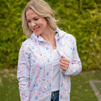 IN STOCK Fullzip Hoodie - Petal Gardens