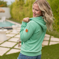 IN STOCK Fullzip Hoodie - Aquamarine