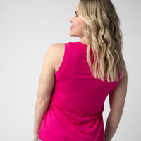 IN STOCK Noelle Tank - Hot Pink