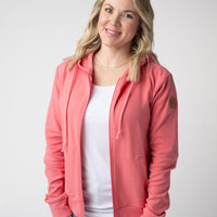 IN STOCK Fullzip Hoodie - Sunkissed Coral