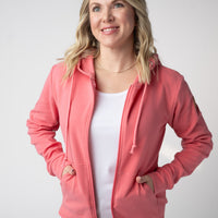 IN STOCK Fullzip Hoodie - Sunkissed Coral