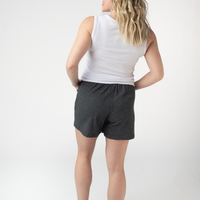 IN STOCK Candice Crinkle Shorts - Charcoal